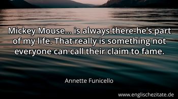 Englisches Zitat von Annette Funicello als Bild