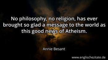 Englisches Zitat von Annie Besant als Bild