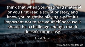 Englisches Zitat von Ansel Elgort als Bild