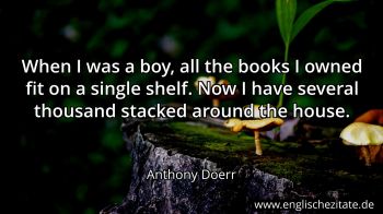 Englisches Zitat von Anthony Doerr als Bild
