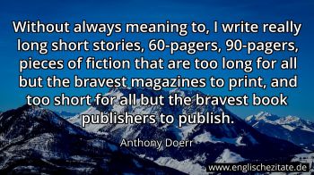 Englisches Zitat von Anthony Doerr als Bild