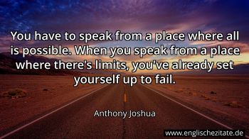 Englisches Zitat von Anthony Joshua als Bild