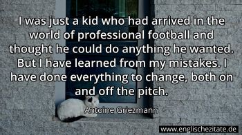 Englisches Zitat von Antoine Griezmann als Bild