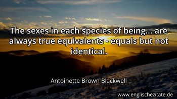 Englisches Zitat von Antoinette Brown Blackwell als Bild