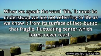 Englisches Zitat von Antonin Artaud als Bild