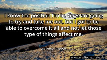 Englisches Zitat von Antonio Brown als Bild