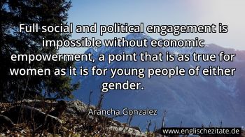 Englisches Zitat von Arancha Gonzalez als Bild