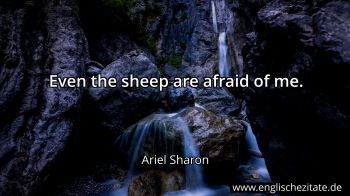 Englisches Zitat von Ariel Sharon als Bild