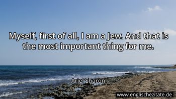 Englisches Zitat von Ariel Sharon als Bild
