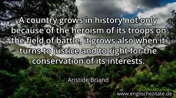 Englisches Zitat von Aristide Briand als Bild