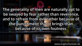Englisches Zitat von Aristotle als Bild