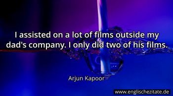 Englisches Zitat von Arjun Kapoor als Bild