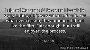 Englisches Zitat von Arjun Kapoor als Bild