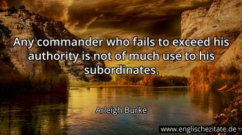 Englisches Zitat von Arleigh Burke als Bild