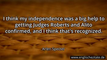 Englisches Zitat von Arlen Specter als Bild