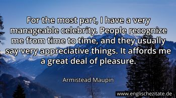 Englisches Zitat von Armistead Maupin als Bild