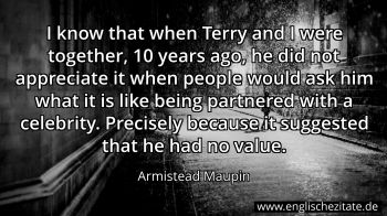 Englisches Zitat von Armistead Maupin als Bild