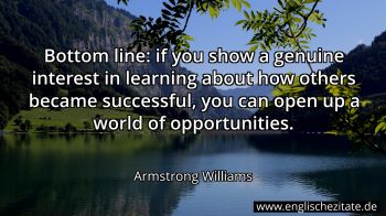 Englisches Zitat von Armstrong Williams als Bild