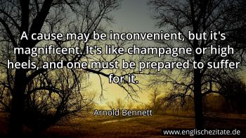 Englisches Zitat von Arnold Bennett als Bild