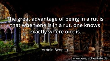 Englisches Zitat von Arnold Bennett als Bild