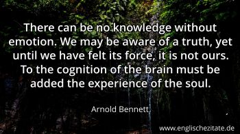 Englisches Zitat von Arnold Bennett als Bild