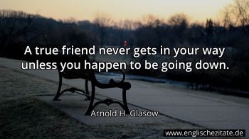 Englisches Zitat von Arnold H. Glasow als Bild
