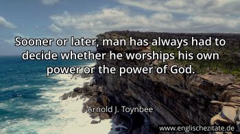 Englisches Zitat von Arnold J. Toynbee als Bild