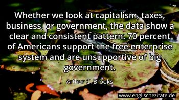 Englisches Zitat von Arthur C. Brooks als Bild