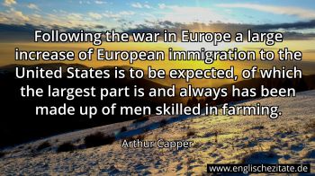 Englisches Zitat von Arthur Capper als Bild
