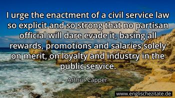 Englisches Zitat von Arthur Capper als Bild