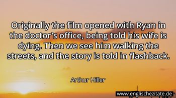Englisches Zitat von Arthur Hiller als Bild