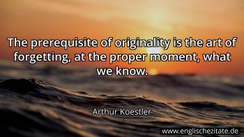 Englisches Zitat von Arthur Koestler als Bild