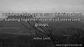 Englisches Zitat von Arthur Levitt als Bild