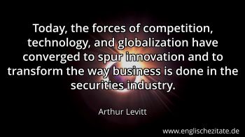 Englisches Zitat von Arthur Levitt als Bild