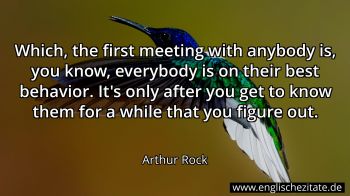Englisches Zitat von Arthur Rock als Bild