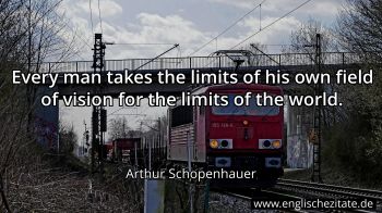 Englisches Zitat von Arthur Schopenhauer als Bild