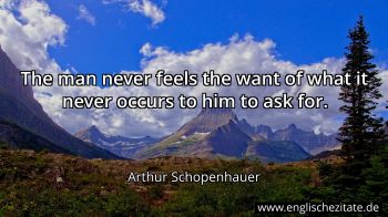 Englisches Zitat von Arthur Schopenhauer als Bild