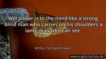 Englisches Zitat von Arthur Schopenhauer als Bild