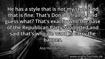 Englisches Zitat von Asa Hutchinson als Bild