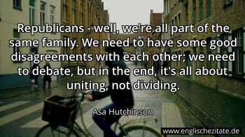 Englisches Zitat von Asa Hutchinson als Bild