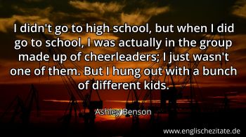 Englisches Zitat von Ashley Benson als Bild