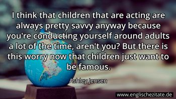 Englisches Zitat von Ashley Jensen als Bild