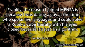 Englisches Zitat von Ashley Rickards als Bild