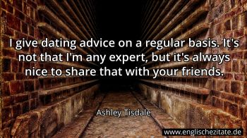 Englisches Zitat von Ashley Tisdale als Bild