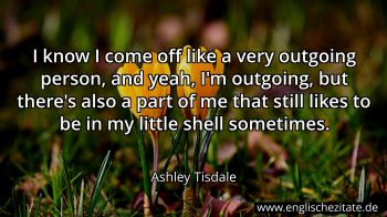 Englisches Zitat von Ashley Tisdale als Bild