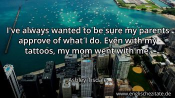 Englisches Zitat von Ashley Tisdale als Bild