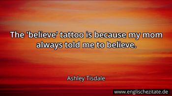Englisches Zitat von Ashley Tisdale als Bild