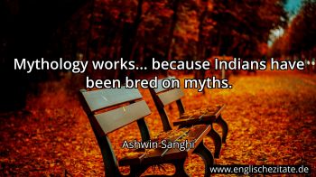 Englisches Zitat von Ashwin Sanghi als Bild