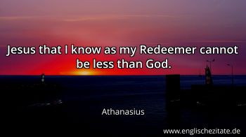 Englisches Zitat von Athanasius als Bild