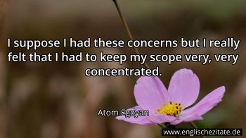 Englisches Zitat von Atom Egoyan als Bild